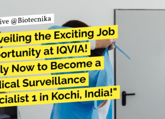 IQVIA BSc Life Science Vacancies - Apply For Medical Surveillance Specialist Post