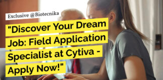 Cytiva Life Sciences Jobs - Apply Online For Field Application Specialist