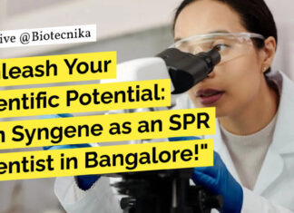 Syngene MTech Life Sciences Scientist Role - Apply Online