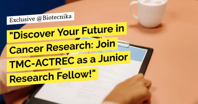 TMC-ACTREC Cancer Project Position