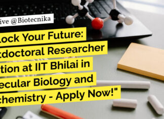 IIT Bhilai Postdoctoral Researcher Position, Apply Now!
