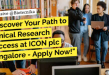 BSc Jobs at ICON plc - Apply Now For Study Support Assistant Role