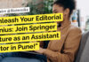 Springer Nature Assistant Editor Role For MSc Candidates – Apply Online Springer Nature Assistant Editor Job For Life Sciences Candidates - Apply Online