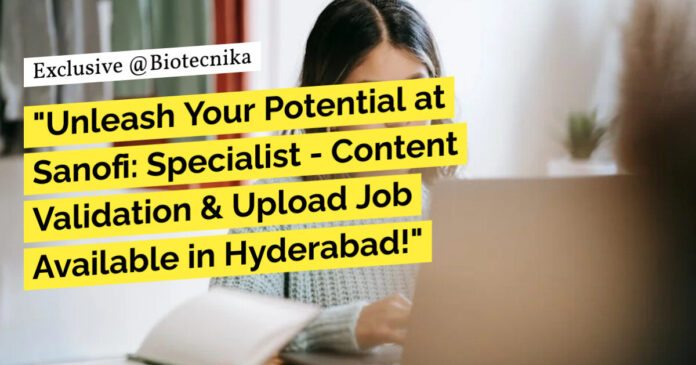 sanofi-specialist-content-validation-role-available-apply-online