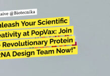 PopVax Hiring: Protein & RNA Design Scientist Vacancy Available