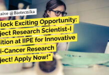 IIPE Bioinformatics Project Job With Rs. 56,000 pm Pay - Apply Online