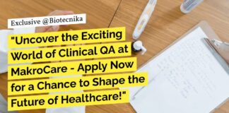 QA Job at MakroCare - BSc & MSc Life Sciences Apply Now