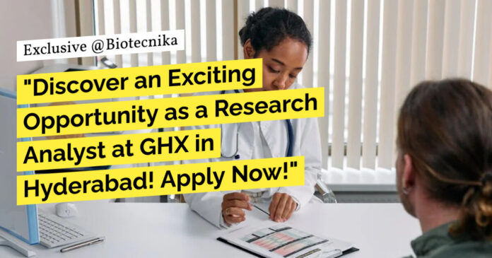 Biomedical Engineering Research Analyst at GHX, Apply Now!