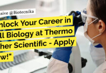Thermo Fisher Scientist Jobs in Cell Biology, Apply Online Now