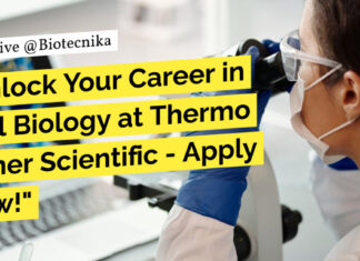 Thermo Fisher Scientist Jobs in Cell Biology, Apply Online Now