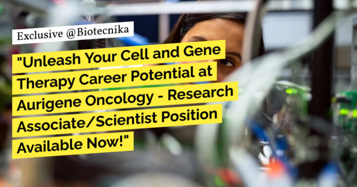 Aurigene Oncology Life Sciences Jobs - Apply For Research Vacancies