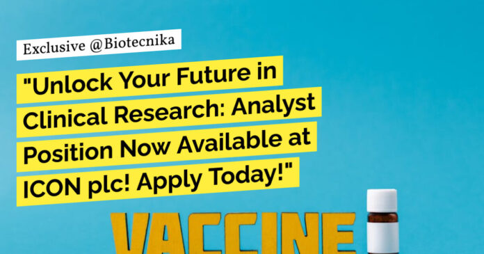 Clinical Research Analyst Jobs at ICON plc! Apply Today!