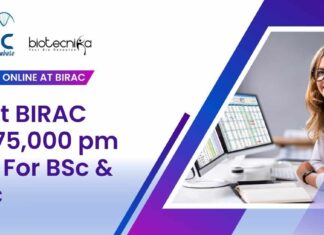 BIRAC Life Science Consultant Jobs