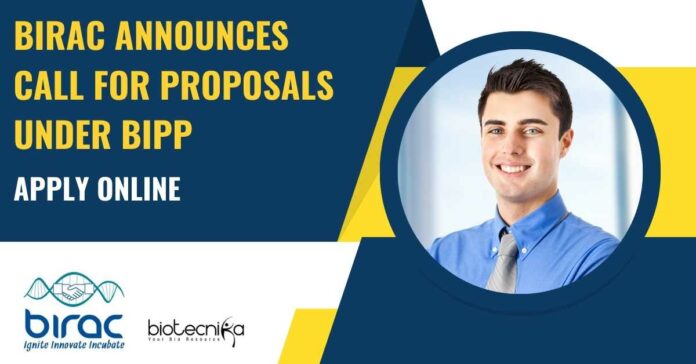 BIRAC BIPP Call for Proposals