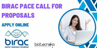 BIRAC PACE Call for Proposals