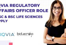 IQVIA Regulatory Affairs Vacancies - BSc & MSc Life Sciences Apply