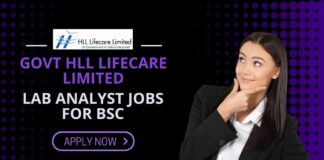 HLL Lifecare Lab Analyst Jobs
