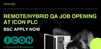 ICON plc Remote BSc Jobs