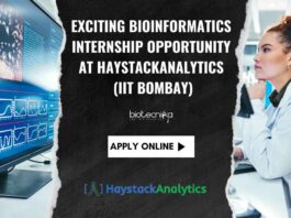 Bioinformatics Internship at HaystackAnalytics