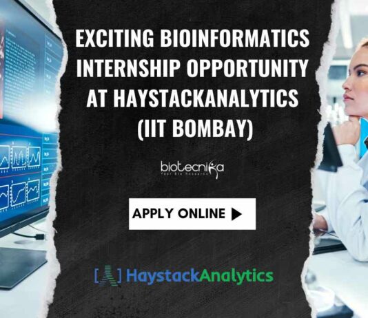 Bioinformatics Internship at HaystackAnalytics