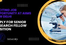 AIIMS Research Vacancy Recruitment - Life Sciences Apply For SRF Post