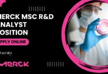 Merck MSc R&D Analyst Position