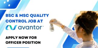 Quality Control Job Avantor: Apply Now for Officer Position