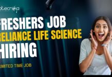 Freshers Job at Reliance