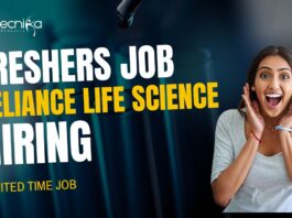 Freshers Job at Reliance
