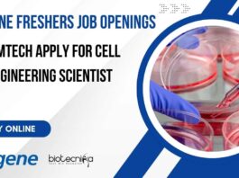 Syngene Freshers Job Openings