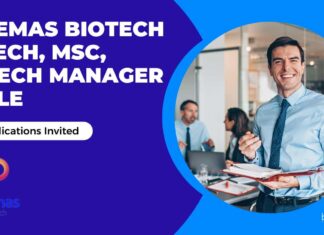 Premas Biotech Manager Role