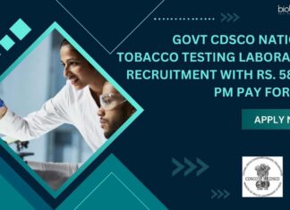 Govt CDSCO NTTL Recruitment