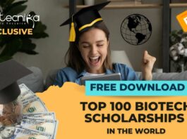 TOP 100 Biotech Scholarships