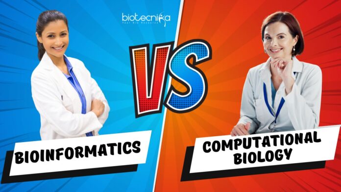 Bioinformatics vs Computational Biology