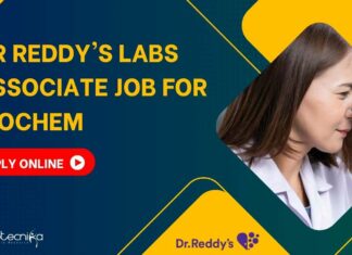 Dr Reddy's Labs Associate Job