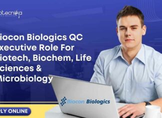 Biocon Biologics QC Executive