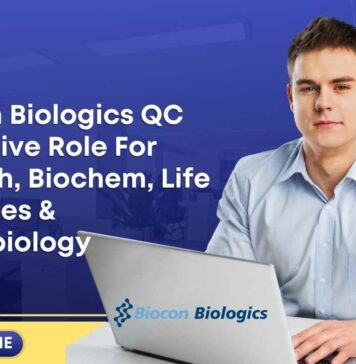Biocon Biologics QC Executive