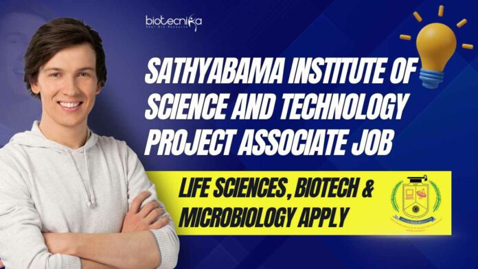 Sathyabama Project Job For Life Sciences