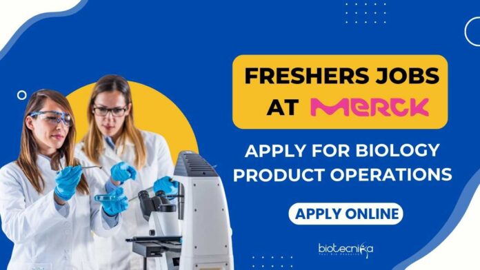 Merck Freshers Life Sciences Jobs