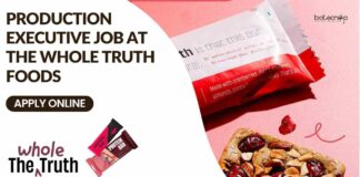 BSc Food Tech Production Executive Job