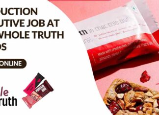 BSc Food Tech Production Executive Job