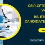 CSIR-CFTRI Project Vacancies - BE, BTech & MSc Candidates Apply Online