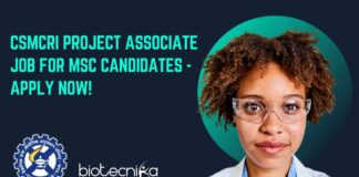 CSIR-CSMCRI Microbiology Project Associate