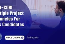 CDRI Bioinformatics Research Project Jobs