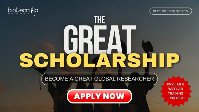 GREAT Scholarship For Dry & Wet Lab