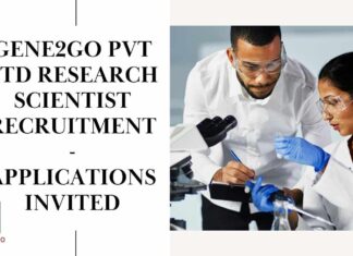 Gene2Go Pvt Ltd Research Scientist