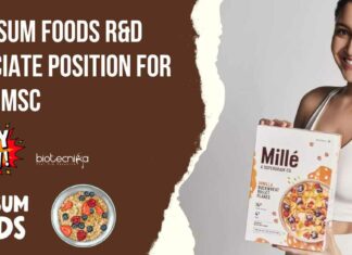 Wholsum Foods R&D Associate Position