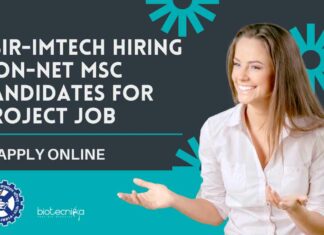 IMTECH Hiring Life Sciences