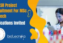 JNCASR Project Recruitment 2024