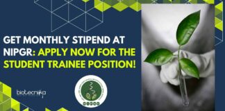 Student Trainee at NIPGR